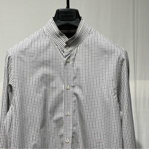 Diesel Black Gold deconstructed checked button up shirt